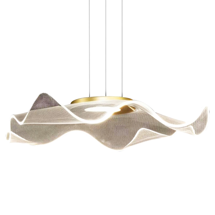 Lampadario LED a sospensione con filo LARGO LED/16W/230V oro
