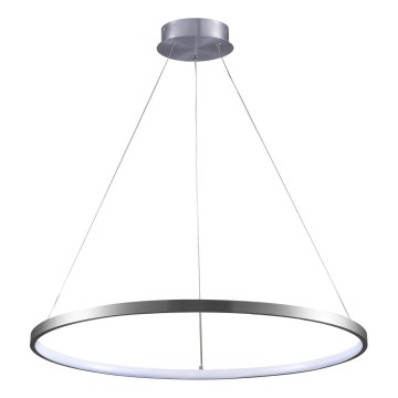 Lampadario LED a sospensione con filo LEA LED/20W/230V 4000K diametro 50 cm cromo opaco