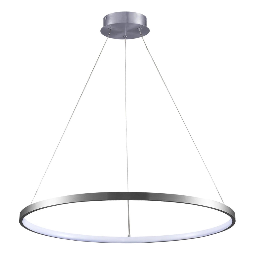 Lampadario LED a sospensione con filo LEA LED/20W/230V 4000K diametro 50 cm cromo opaco