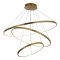 Lampadario LED a sospensione con filo LEA LED/60W/230V 4000K diametro 80 cm oro