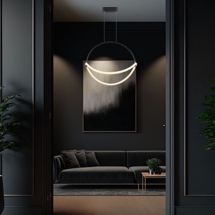 Lampadario LED a sospensione con filo LED/16W/230V 3000K diametro 50 cm