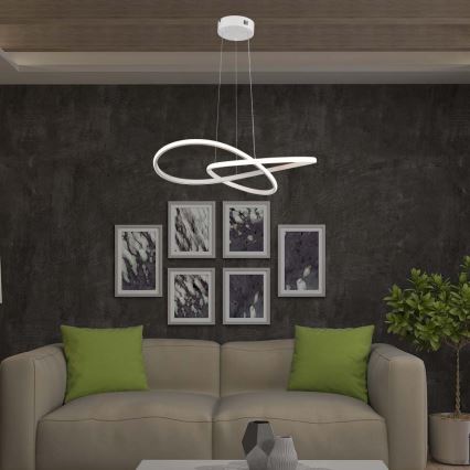 Lampadario LED a sospensione con filo LED/20W/230V 3000K bianco