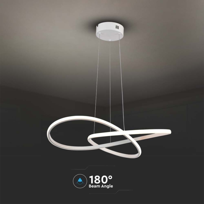 Lampadario LED a sospensione con filo LED/20W/230V 3000K bianco