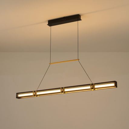 Lampadario LED a sospensione con filo LED/21W/230V 3000K 45x120 cm