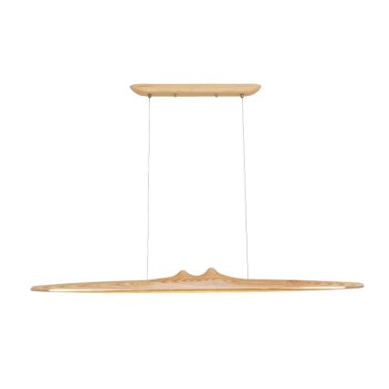 Lampadario LED a sospensione con filo LED/22W/230V 4000K 120 cm cenere/legno solido