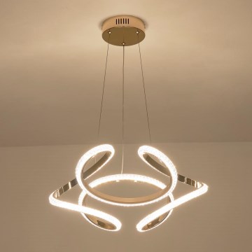 Lampadario LED a sospensione con filo LED/24W/230V 3000K 50x120 cm