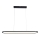 Lampadario LED a sospensione con filo LED/24W/230V 3000K nero