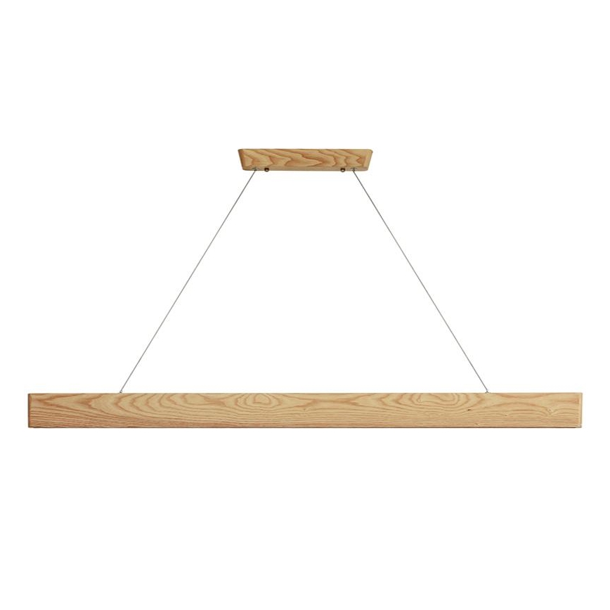 Lampadario LED a sospensione con filo LED/26W/230V 4000K 150 cm cenere/legno solido
