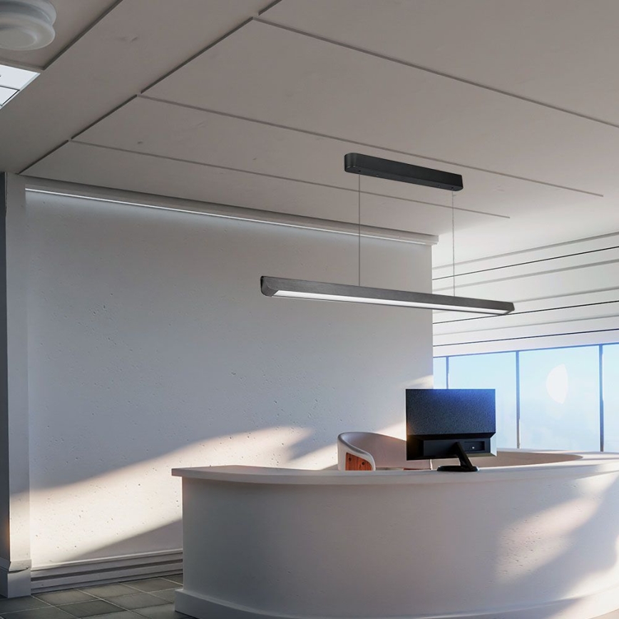 Lampadario LED a sospensione con filo LED/36W/230V 3000/4000/6400K antracite