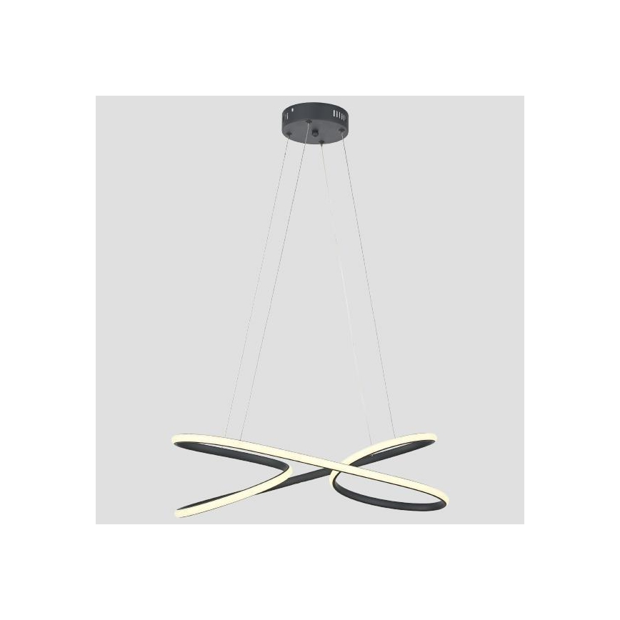 Lampadario LED a sospensione con filo LED/40W/230V 4000K nero