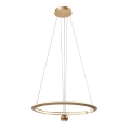 Lampadario LED a sospensione con filo LED/45W/230V 3000K diametro 62 cm oro