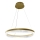 Lampadario LED a sospensione con filo LED/52W/230V diametro 60 cm oro