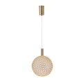 Lampadario LED a sospensione con filo LED/6,3W/230V 3000K oro diametro 25 cm