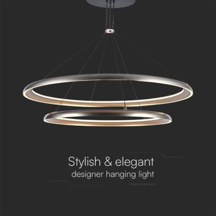 Lampadario LED a sospensione con filo LED/65W/230V 3000K