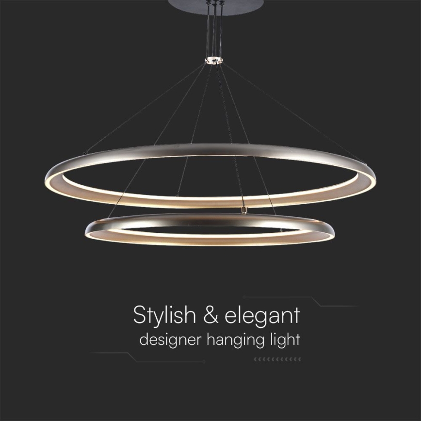 Lampadario LED a sospensione con filo LED/65W/230V 3000K