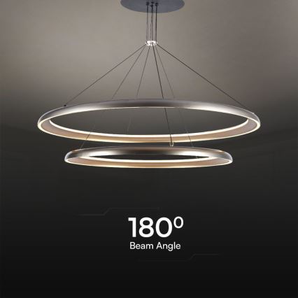 Lampadario LED a sospensione con filo LED/65W/230V 3000K