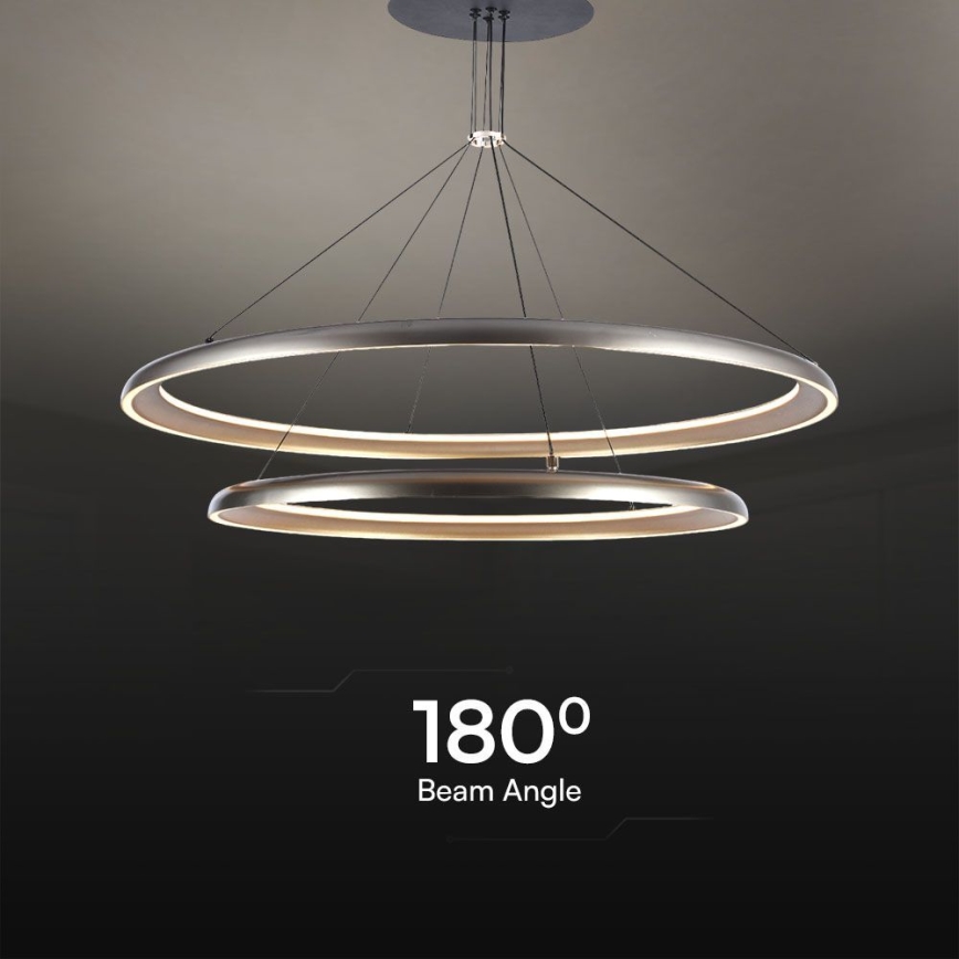 Lampadario LED a sospensione con filo LED/65W/230V 3000K