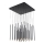 Lampadario LED a sospensione con filo LED/72W/230V 3000K