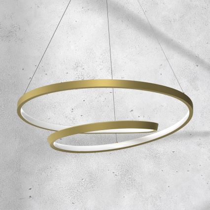 Lampadario LED a sospensione con filo LUCERO LED/48W/230V oro
