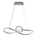 Lampadario LED a sospensione con filo MARCO LED/42W/230V cromo lucido