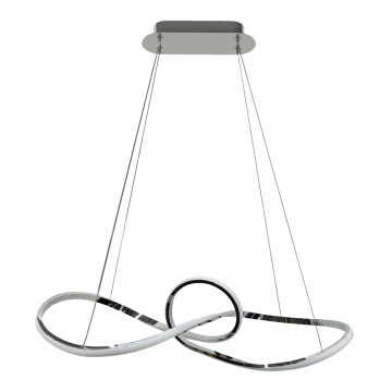 Lampadario LED a sospensione con filo MARCO LED/42W/230V cromo lucido