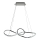 Lampadario LED a sospensione con filo MARCO LED/42W/230V cromo lucido