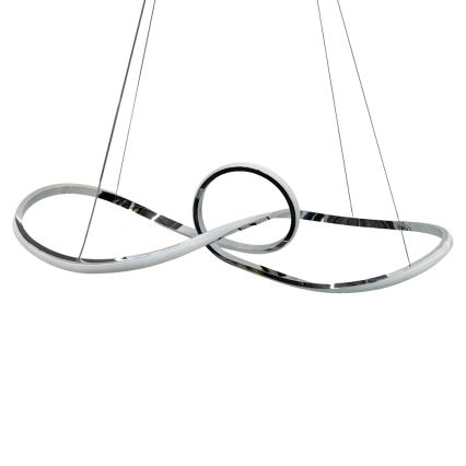 Lampadario LED a sospensione con filo MARCO LED/42W/230V cromo lucido