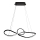 Lampadario LED a sospensione con filo MARCO LED/42W/230V nero