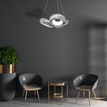 Lampadario LED a sospensione con filo MERCURIO 3xLED/12W/230V