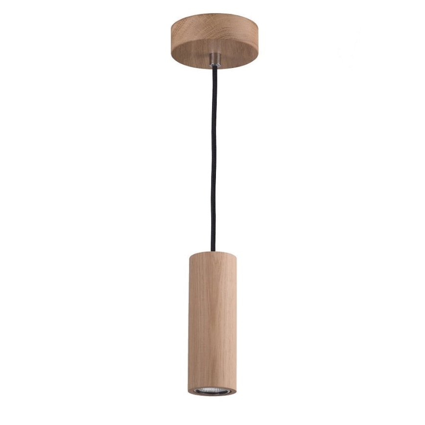 Lampadario LED a sospensione con filo PIPE 1xGU10/5W/230V quercia opaco