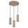 Lampadario LED a sospensione con filo PIPE 3xGU10/5W/230V quercia opaco
