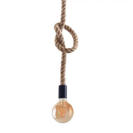 Lampadario LED a sospensione con filo ROPE 1xE27/8W/230V