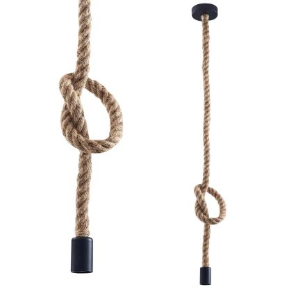 Lampadario LED a sospensione con filo ROPE 1xE27/8W/230V