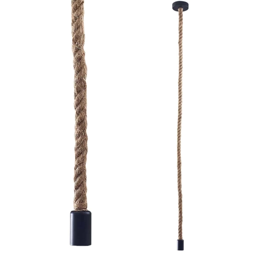 Lampadario LED a sospensione con filo ROPE 1xE27/8W/230V