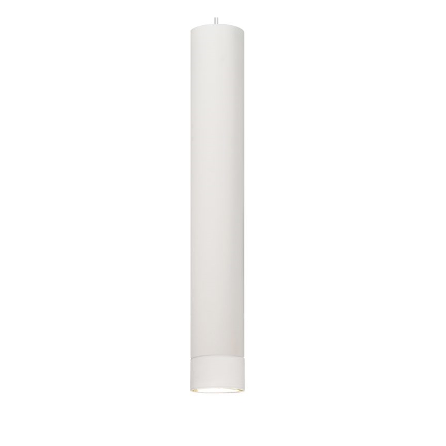 Lampadario LED a sospensione con filo TUBA 1xGU10/4,8W/230V bianco