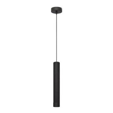 Lampadario LED a sospensione con filo TUBA 1xGU10/4,8W/230V nero