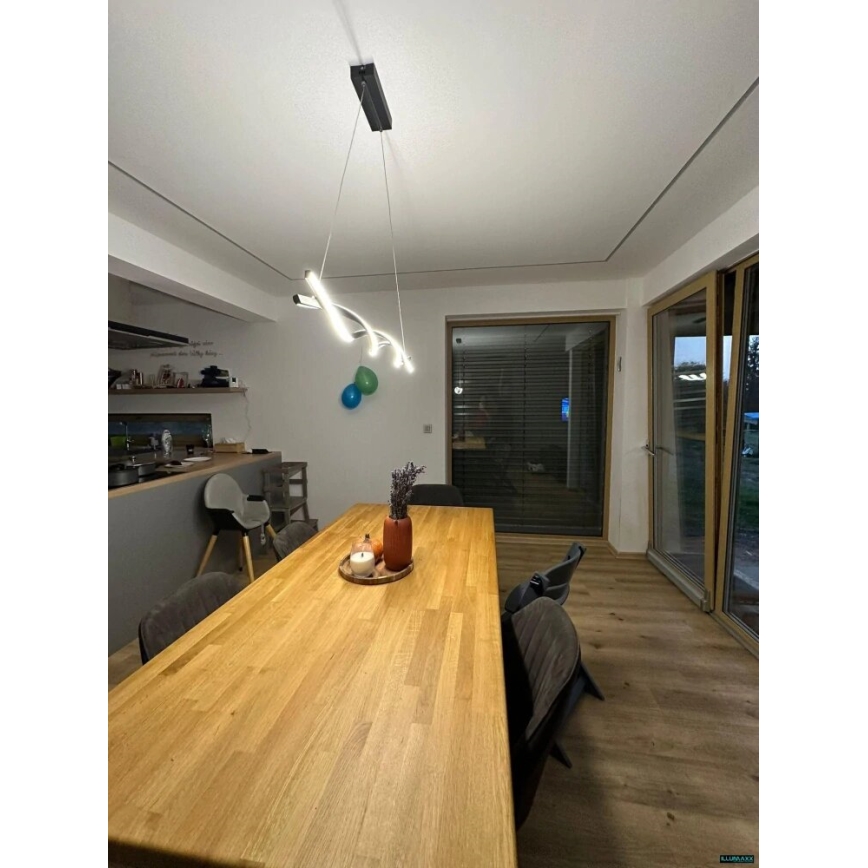 Lampadario LED a sospensione con filo TWIST LED/37W/230V 4000K 120 cm oro
