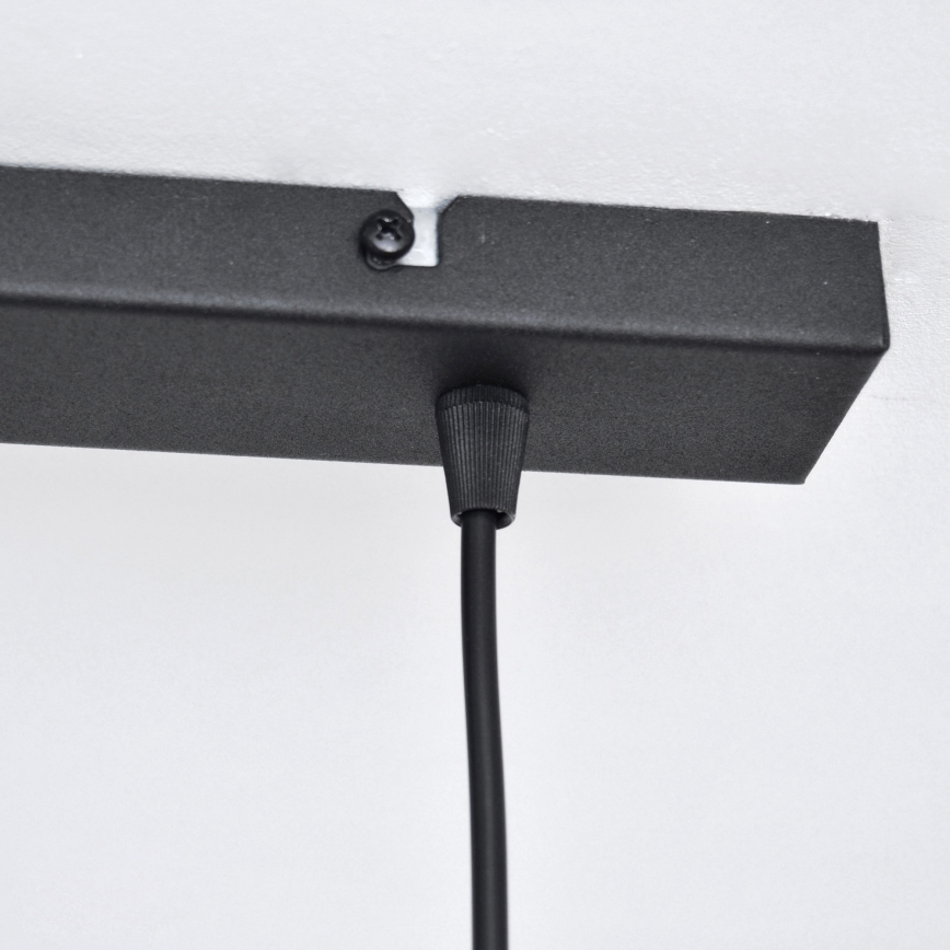 Lampadario LED a sospensione con filo VOLTA 2xE27/15W/230V nero/oro