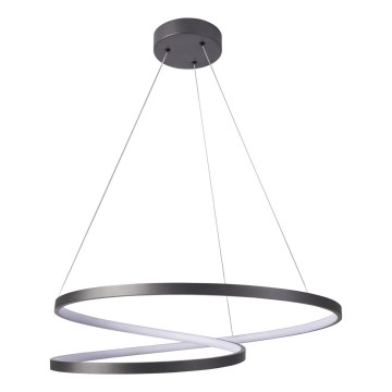 Lampadario LED a sospensione con filo ZEFIRA LED/52W/230V 4000K diametro 60 cm antracite