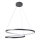 Lampadario LED a sospensione con filo ZEFIRA LED/52W/230V 4000K diametro 60 cm antracite