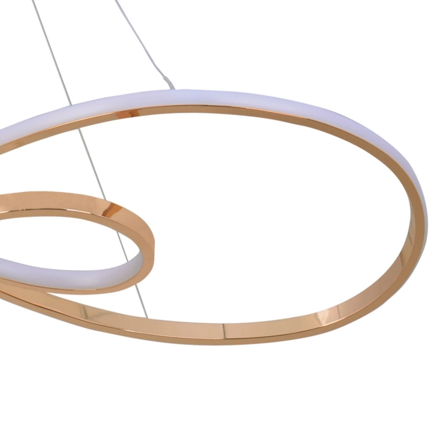 Lampadario LED a sospensione con filo ZUMBA LED/50W/230V oro