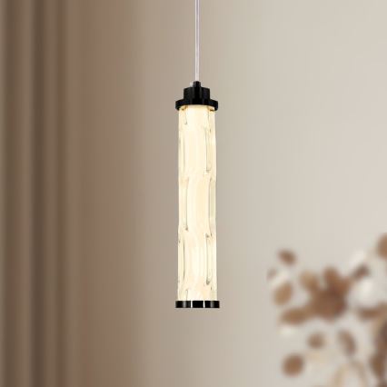 Lampadario LED a sospensione CORTE LED/10W/230V nero