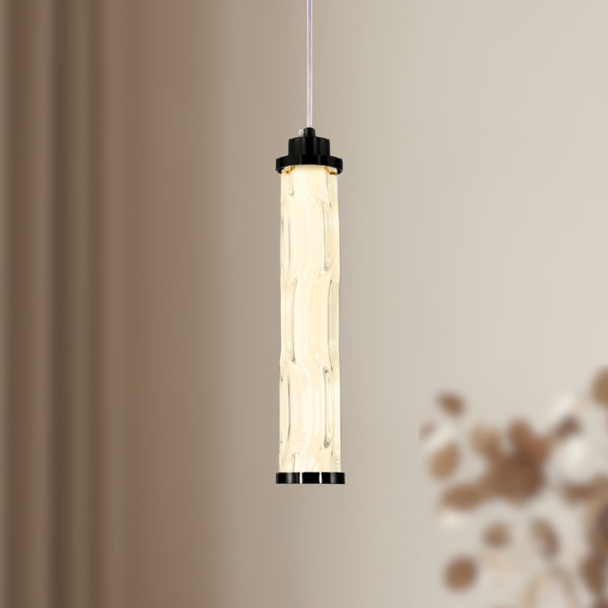 Lampadario LED a sospensione CORTE LED/10W/230V nero