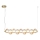 Lampadario LED a sospensione su cavo BOLLA LED/32W/230V oro/beige fumé