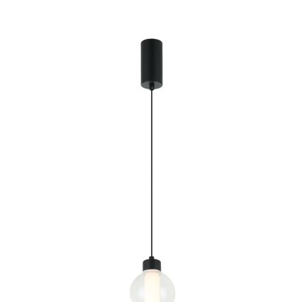 Lampadario LED a sospensione su cavo LUMMI LED/19W/230V nero/fumé