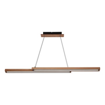 Lampadario LED a sospensione su cavo SENTO LED/19W/230V in legno