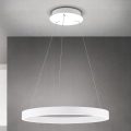 Lampadario LED dimmerabile a sospensione con cavo KOLK LED/60W/230V 2700/3000/4000K Ø 60 cm bianco