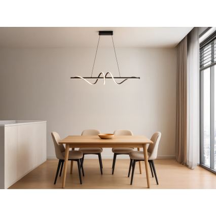 Lampadario LED dimmerabile a sospensione con cavo LED/50W/230V 3000-6500K 100 cm + telecomando