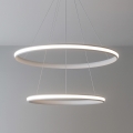 Lampadario LED dimmerabile a sospensione con cavo LED/90W/230V 3000-6500K Ø 60 cm + telecomando