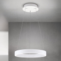 Lampadario LED dimmerabile a sospensione su cavo KOLK LED/40W/230V 2700/3000/4000K Ø 40 cm bianco